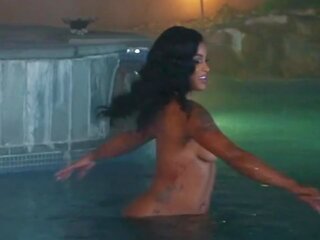 Joseline Hernandez Nude in Pool Joseline's Cabaret: dirty movie 87 | xHamster