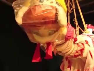 Hanging kigurumi breathplay, 무료 수음 고화질 섹스 클립 61