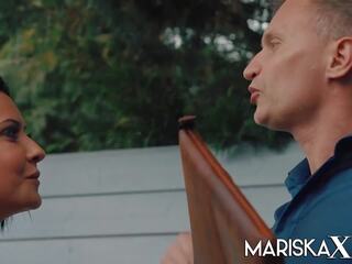 Mariskax Mariska gets Tag Teamed by Two guys Outside. | xHamster