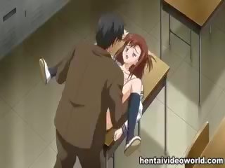 Innocent anime adolescent fucked on the stol